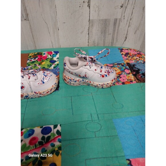 Nike Force 1LE Baby Shoes DH2926-111 Size 4C - Picture 5 of 9